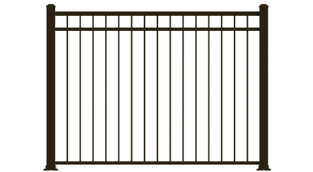 54" Aluminum Fencing